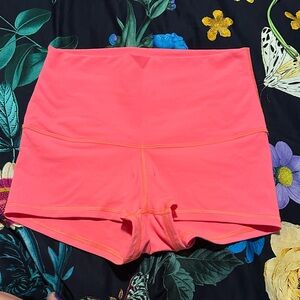 6 Lululemon Align 2in Coral shorts